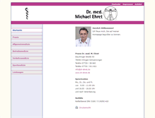 Tablet Screenshot of dr-ehret.de